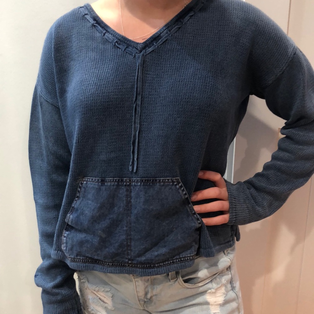 Blue sweater